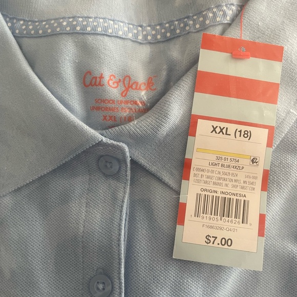 NWT xxl (18) Lt. Blue Uniform Shirt - Picture 4 of 10